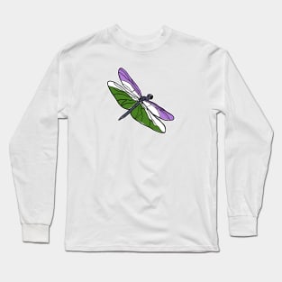 Genderqueer Dragonfly Long Sleeve T-Shirt